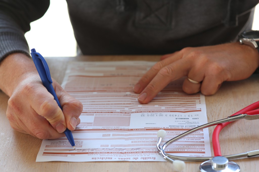 feuille de soins - sécurité sociale